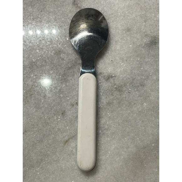 1991 The Campbell's Kids Chef Child Stainless Steel Flatware Spoon Baby Toddler - Picture 3 of 4